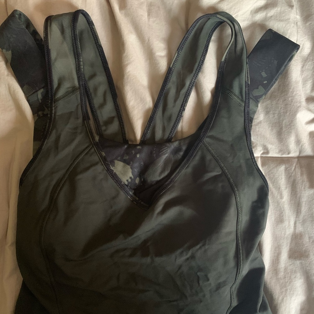 Lululemon olive green tank